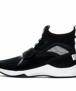 Puma (WMNS) PUMA Phenom 'Black White' BLACK/WHITE Marathon Running Shoes 190818-01