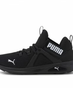 PUMA Enzo 2 Wide Low Top Running Shoes Black Athletic Shoes 194163-01
