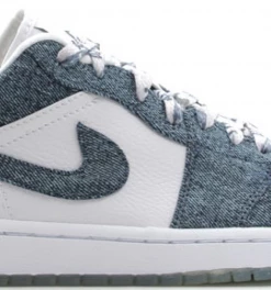 Jordan 1 Retro Low Canvas White Denim (W)