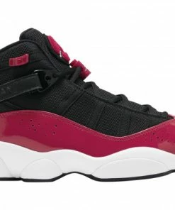 Jordan 6 Rings Black Gym Red White