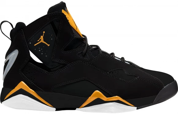 Jordan True Flight Black Metallic Gold