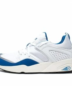PUMA Blaze Of Glory Primary OG WT/BL White Athletic Shoes 358150-01