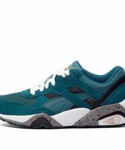 Puma (WMNS) PUMA R698 Femme Print Running Shoes Blue Athletic Shoes 359014-02