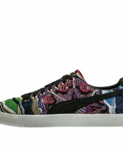 PUMA Clyde Puma Black/Puma Team Gold Skate Shoes 364907-01