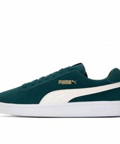 PUMA Smash V2 GREEN/WHITE Skate Shoes 364989-67