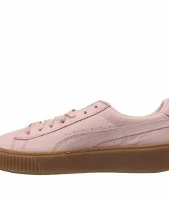 Puma (WMNS) PUMA Basket Patform PINK Skate Shoes 366716-01
