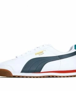 PUMA Roma Basic+ WHITE/BLUE/RED Training Shoes 369571-40