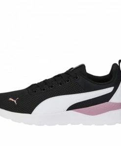 PUMA Anzarun Lite BLACK/WHITE/PINK Marathon Running Shoes 371128-36
