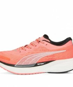 Puma (WMNS) PUMA Deviate Nitro 2 'Sunset Glow' Pink White Marathon Running Shoes 376855-04