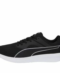 PUMA Transport BLACK/WHITE Marathon Running Shoes 377028-01