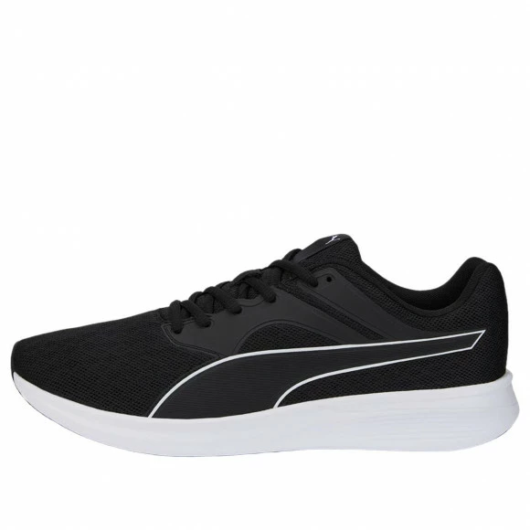 PUMA Transport BLACK/WHITE Marathon Running Shoes 377028-01