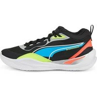 PUMA Playmaker Pro 'Jet Black Lime Squeeze' Basketball Shoes 377572-04