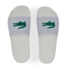 Croco Slide Lacoste Blanc/vert 42 Homme