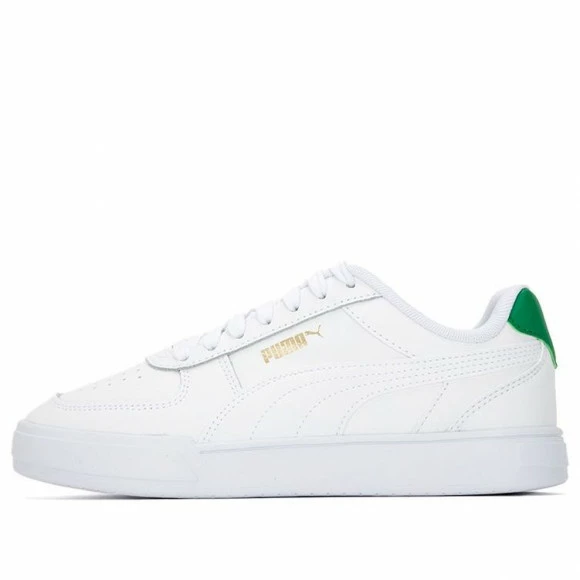 PUMA Caven Low Tops Casual Skateboarding Shoes Unisex White Green White/Green Skate Shoes 380810-12