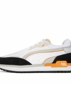 PUMA City Rider WHITEORANGE Athletic Shoes 382044-21