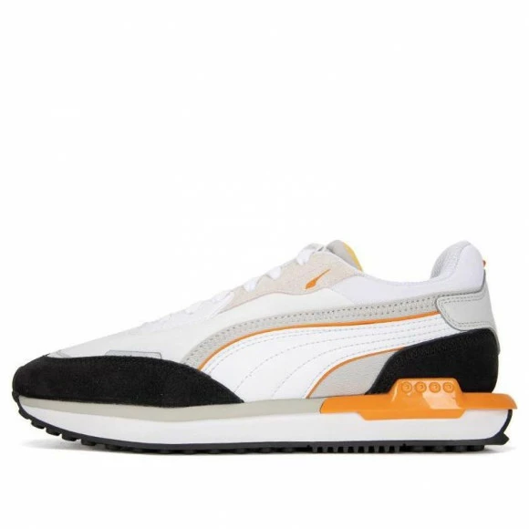 PUMA City Rider WHITEORANGE Athletic Shoes 382044-21