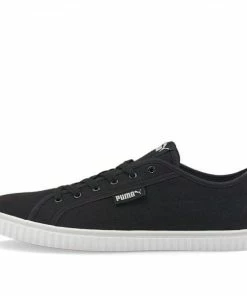 PUMA Ever LoPro Cv Casual Skateboarding Shoes Unisex Black White Black/White Skate Shoes 383030-02