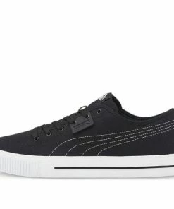 PUMA Ever Cv Casual Skateboarding Shoes Unisex Black White Black/White Skate Shoes 383865-01