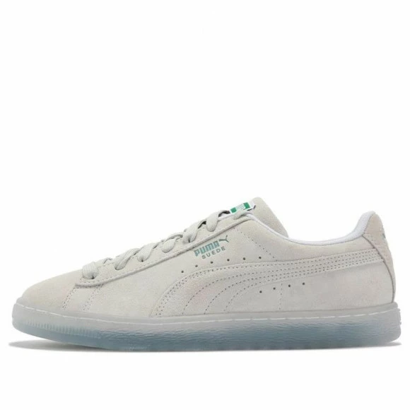 PUMA Suede Translucent White Skate Shoes 383894-01