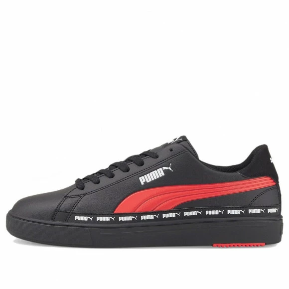 PUMA Serve Pro Lite Sig Black/White/Red Skate Shoes 383897-02