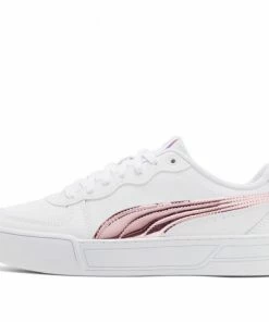 Puma (WMNS) PUMA Skye Iri WHITE/PINK Skate Shoes 385004-01