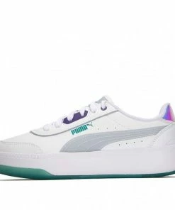 Puma (WMNS) PUMA Tori Candy White/Green Skate Shoes 385553-02