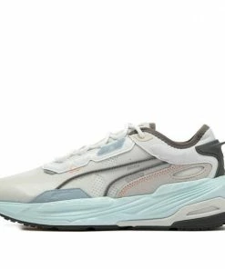 PUMA Extent Nitro Europa WHITE/BLUE/GRAY Marathon Running Shoes 385555-01