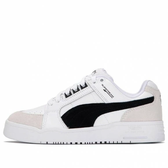 PUMA Slipstream Lo Suede FS WHITE/BLACK Skate Shoes 385694-02