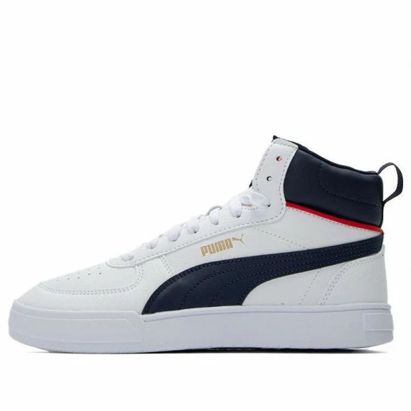 PUMA Caven Mid WHITE/BLUE/RED Skate Shoes 385843-03