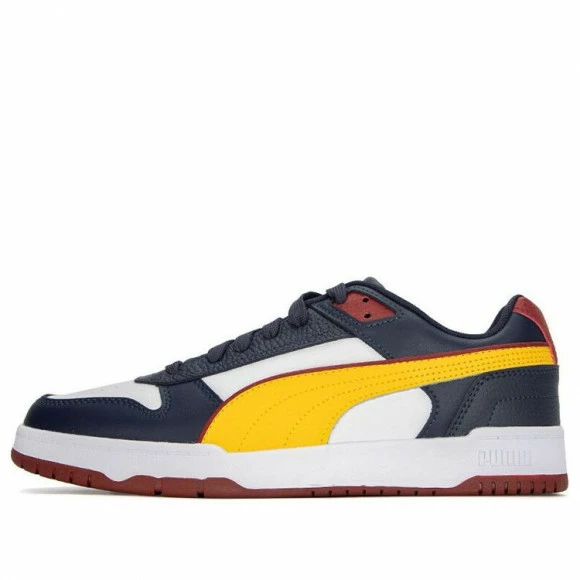 PUMA RBD Game Low NAVY BLUE/YELLOW Skate Shoes 386373-04