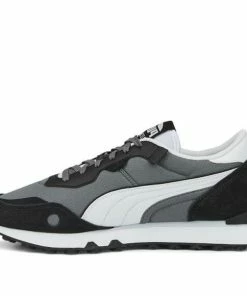 PUMA Rider Future Vintage BLACK/GRAY/WHITE Athletic Shoes 387672-12