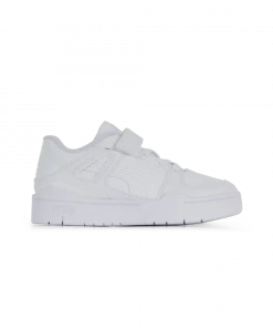 Puma Slipstream Leather Little Kid 'Triple White'