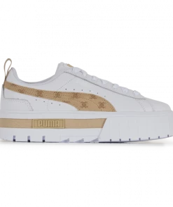 Puma (WMNS) Mayze T7 'White Brown' WHITE Skate Shoes 388712-01