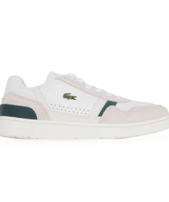 Lacoste T-clip Blanc/rose/vert Fonce