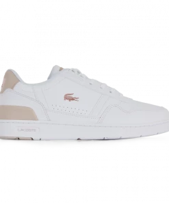 Lacoste T-clip Pastel Blanc/rose - Enfant -