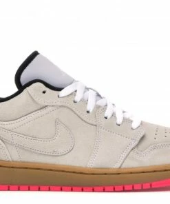 Jordan 1 Low White Gum Hyper Pink