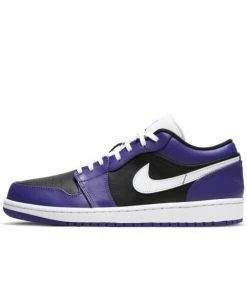 Jordan 1 Low Court Purple Black