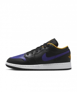 Air Jordan 1 Low Older Kids' Shoes - Black