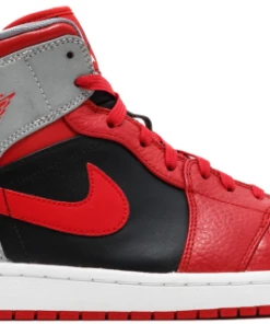 Jordan 1 Mid Fire Red Cement