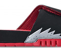 Jordan Hydro 5 Retro Black Particle Grey University Red