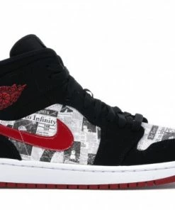 Jordan 1 Mid Newspaper Air Times