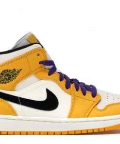 Jordan 1 Mid SE Lakers