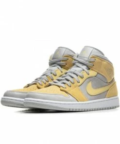 Jordan 1 Mid Mixed Textures Yellow