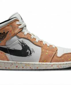 Air Jordan 1 Mid SE 'Brushstroke Paint Splatter'