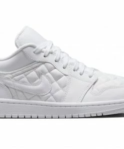 Air Jordan 1 Low Quilted White