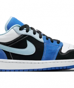 Jordan 1 Low Black Blue White