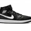 Air Jordan 1 Mid Women's Shoes - Black