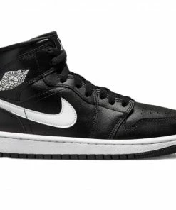Air Jordan 1 Mid Women's Shoes - Black
